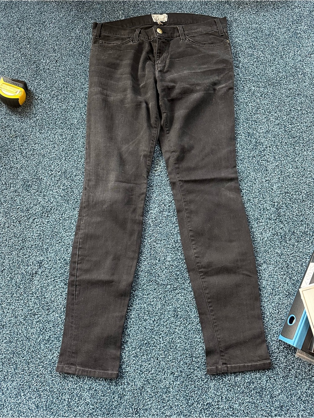 Current Eliot size 31 black jeans like new but distressed style great detail